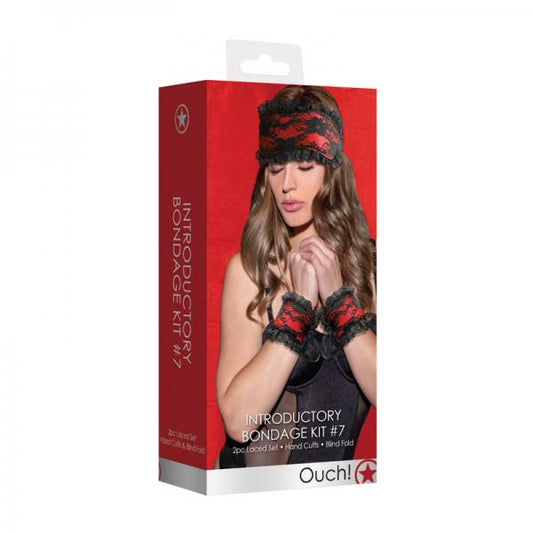 Ouch! - Introductory Bondage Kit #7 - Red - OmniPleasures