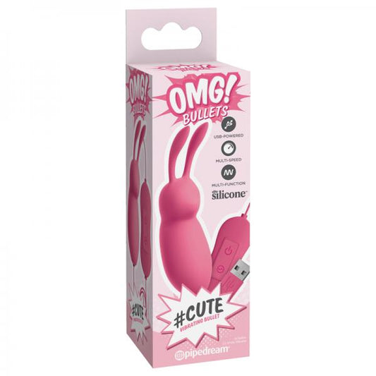 Omg! Bullets Cute Vibrating Bullet, Pink - OmniPleasures