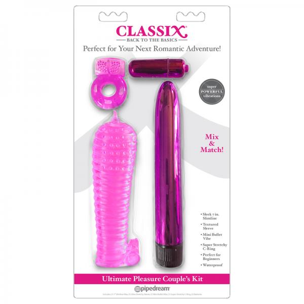 Classix Ultimate Pleasure Couples Kit,pink - OmniPleasures