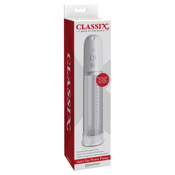 Classix Auto-vac Power Pump White - OmniPleasures