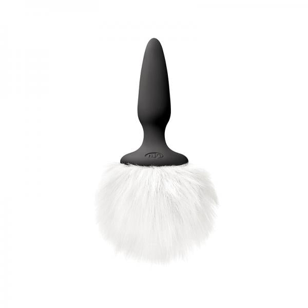 Bunny Tails Mini White Fur - OmniPleasures