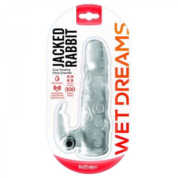 Wet Dreams Jacked Rabbit Extension Sleeve, Power Bullet - OmniPleasures