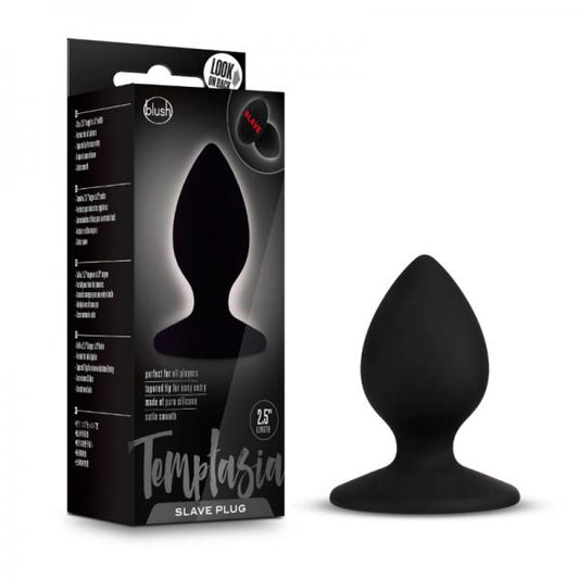 Temptasia - Slave Plug - Black - OmniPleasures