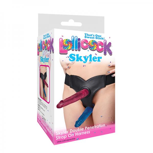 Lollicock Double Dong Skyler Harness With Dongs - OmniPleasures