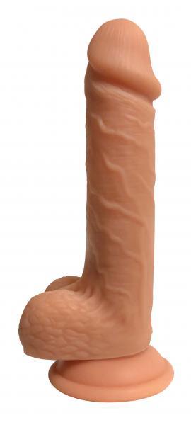 Easy Riders 7in Dual Density Silicone Dong With Balls - OmniPleasures