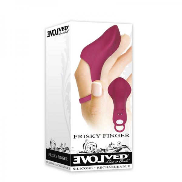 Evolved Frisky Finger Burgundy - OmniPleasures