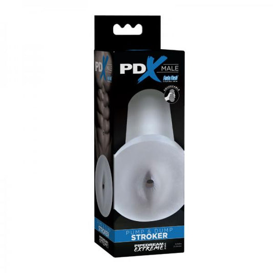 Pdx Male Pump & Dump Stroker (clear) - OmniPleasures