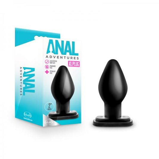 Anal Adventures Xl Plug Black - OmniPleasures