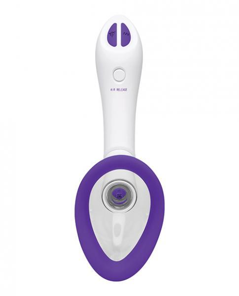 Bloom - Intimate Body Pump - Automatic - Vibrating - Rechargeable Purple/white - OmniPleasures