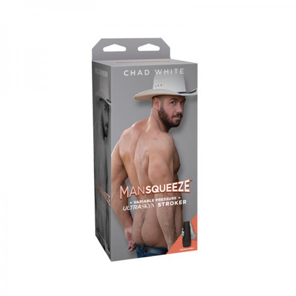 Man Squeeze - Chad White - Ultraskyn Stroker - Ass Vanilla - OmniPleasures