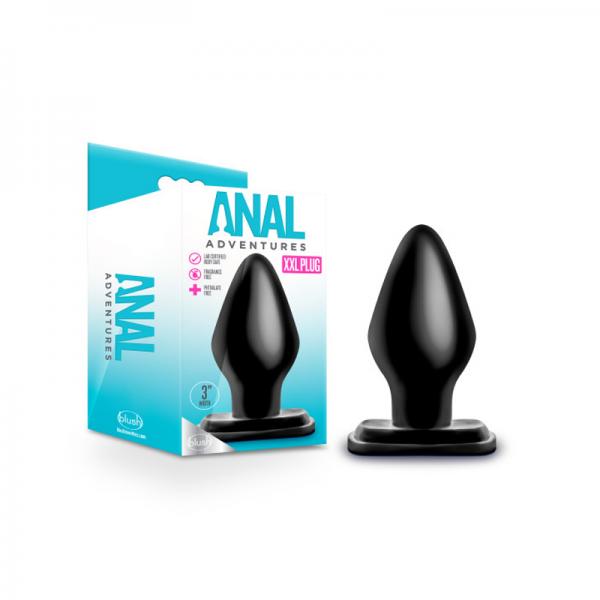 Anal Adventures Xxl Plug Black - OmniPleasures