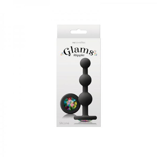 Glams Ripple Rainbow Gem Black - OmniPleasures