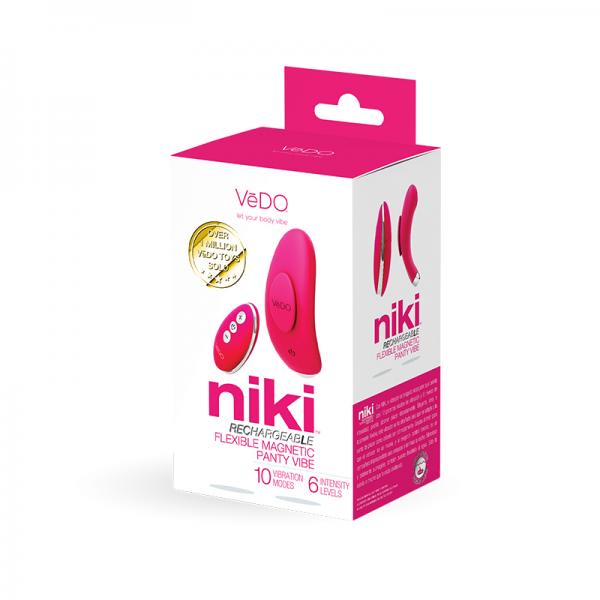 Niki Rechargeable Panty Vibe Foxy Pink - OmniPleasures