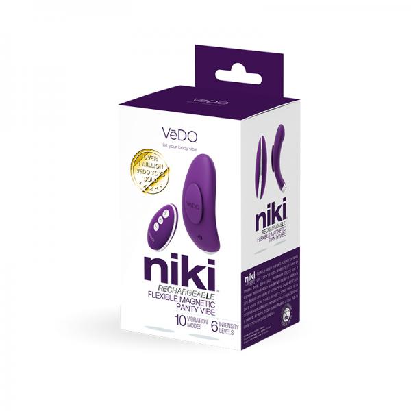 Niki Rechargeable Panty Vibe Deep Purple - OmniPleasures