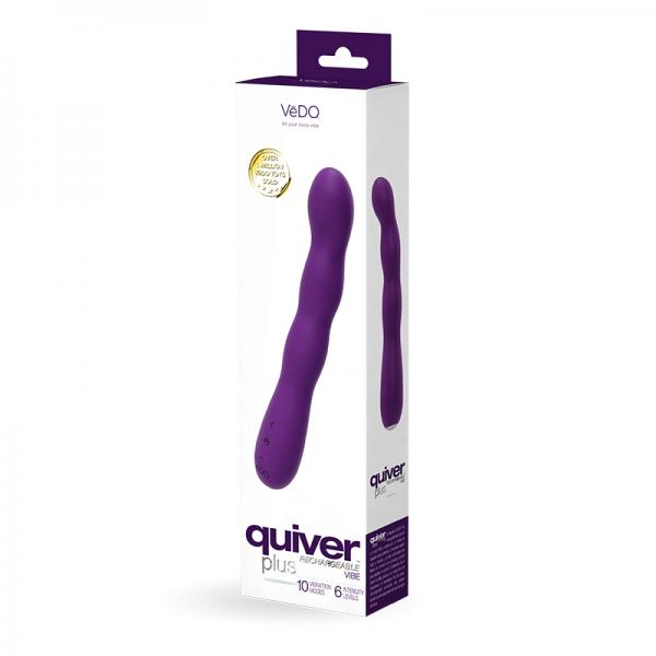 Quiver Rechargeable Plus Vibe Deep Purple - OmniPleasures