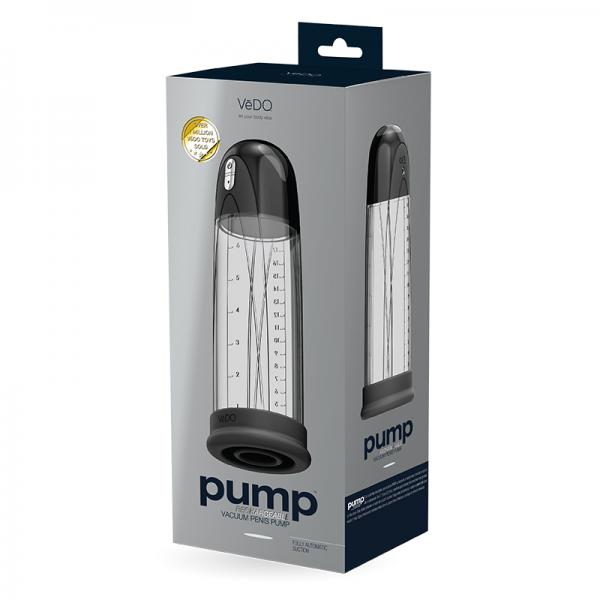 Pump Rechargeable Vacuum Penis Pump Black - OmniPleasures