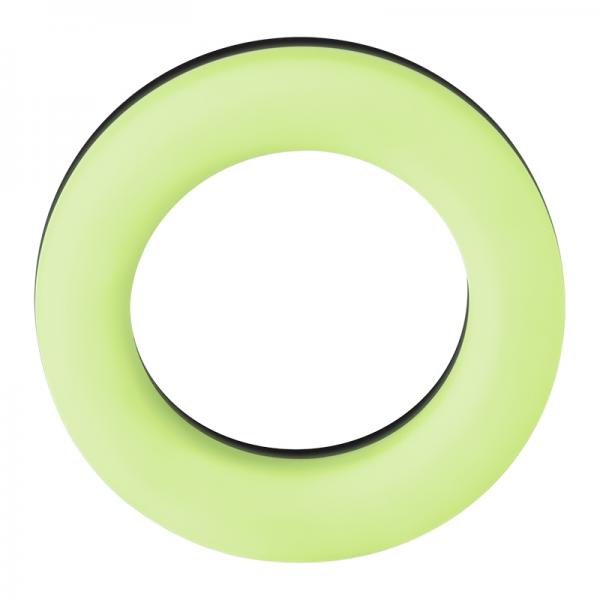 Forto F-19: 100% Liquid Silicone 2 Tone C-ring Gitd/black - OmniPleasures