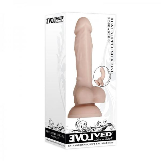 Evolved Real Supple Silicone Poseable 6 Inch - OmniPleasures