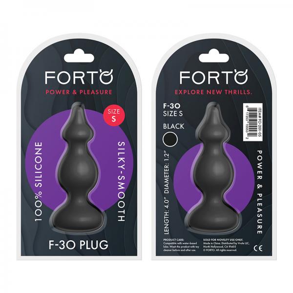 Forto F-30: Pointer Sm Black - OmniPleasures