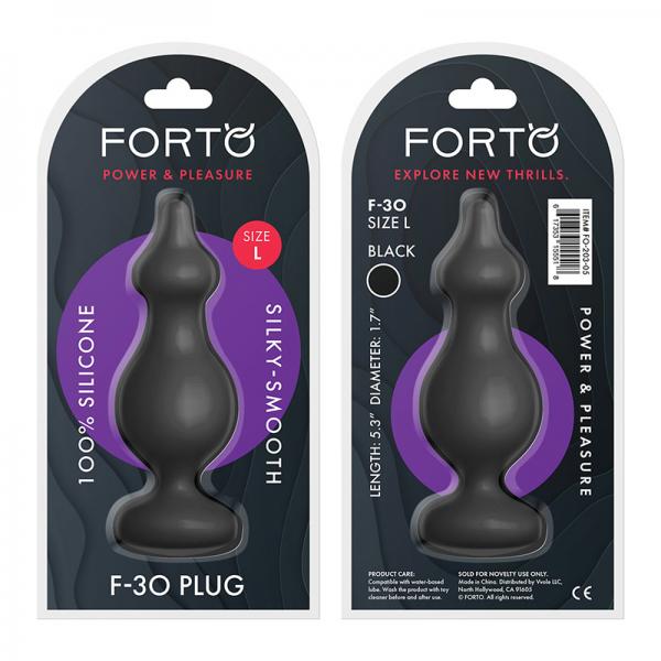 Forto F-30: Pointer Lg Black - OmniPleasures