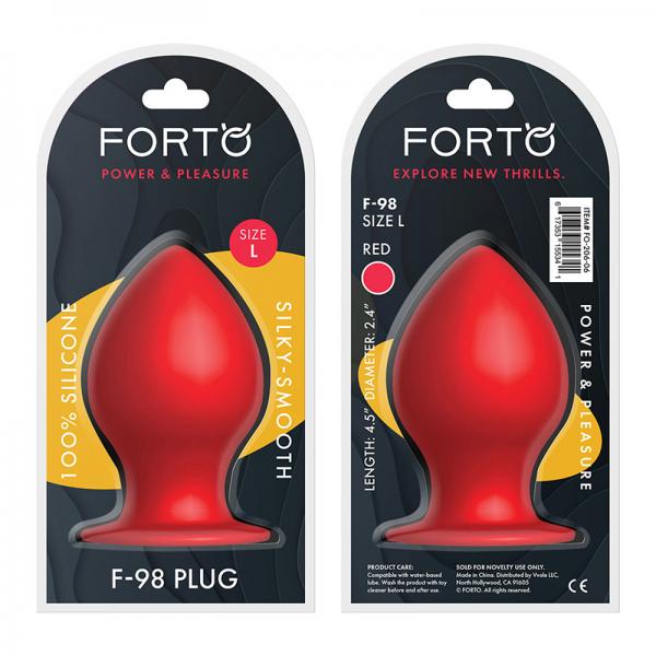 Forto F-98: Cone Large Red - OmniPleasures