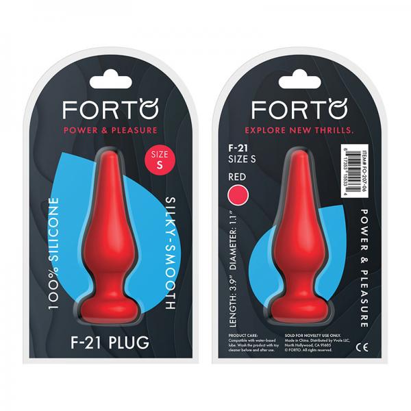 Forto F-21: Tear Drop Small Red - OmniPleasures