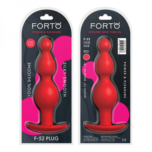 Forto F-52: Cone Beads Red - OmniPleasures