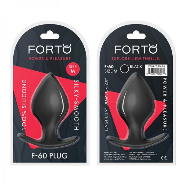 Forto F-60: Spade Med Black - OmniPleasures