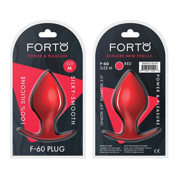 Forto F-60: Spade Med Red - OmniPleasures