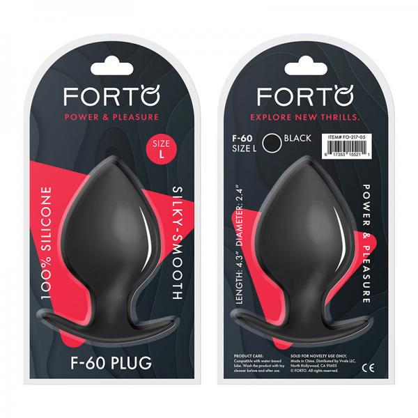 Forto F-60: Spade Lg Black - OmniPleasures