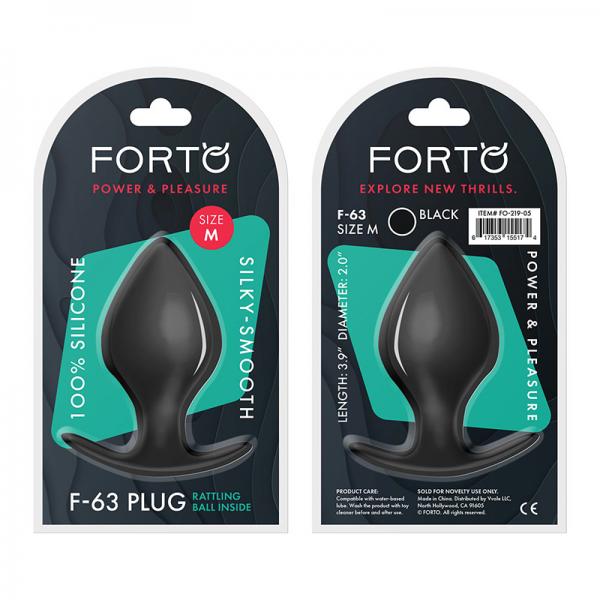 Forto F-63: Rattler Spade Med Black - OmniPleasures