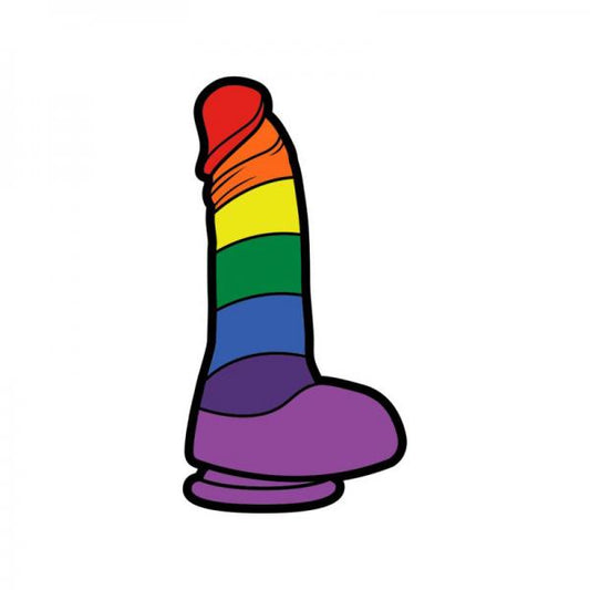 Sex Toy Pin Rainbow Dildo - OmniPleasures