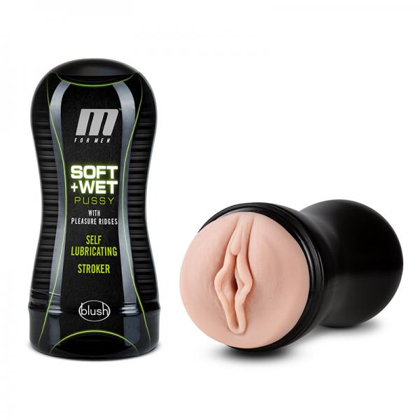 M For Men Pussy With Pleasure Ridge Vanilla - OmniPleasures