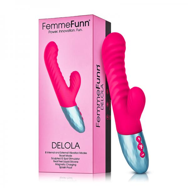 Femmefunn Delola Rabbit Vibrator Pink - OmniPleasures