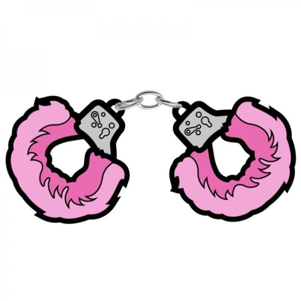 Sex Toy Pin Fuzzy Handcuffs - OmniPleasures