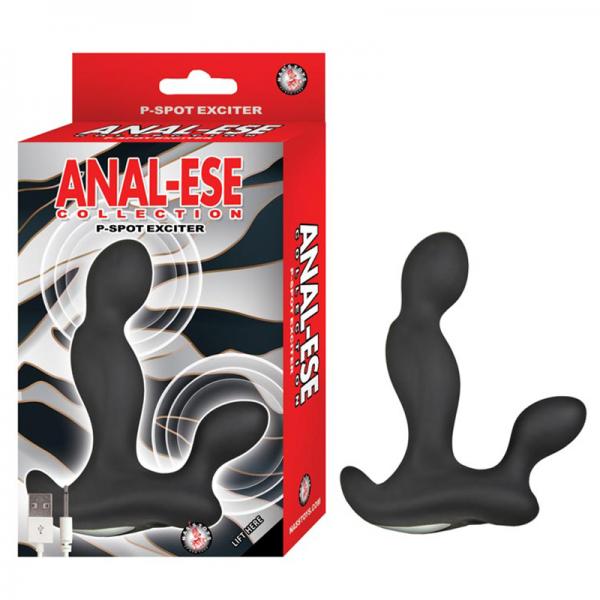 Anal-ese Collection P-spot Exciter - Black - OmniPleasures