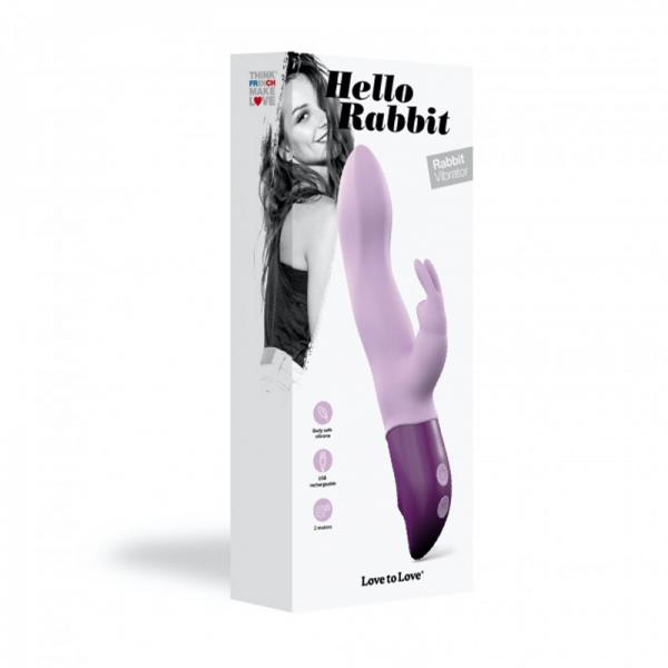 Love To Love Hello Rabbit Purple - OmniPleasures