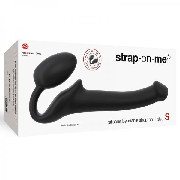 Strap-on-me Semi-realistic Bendable Strap-on Black Size S - OmniPleasures