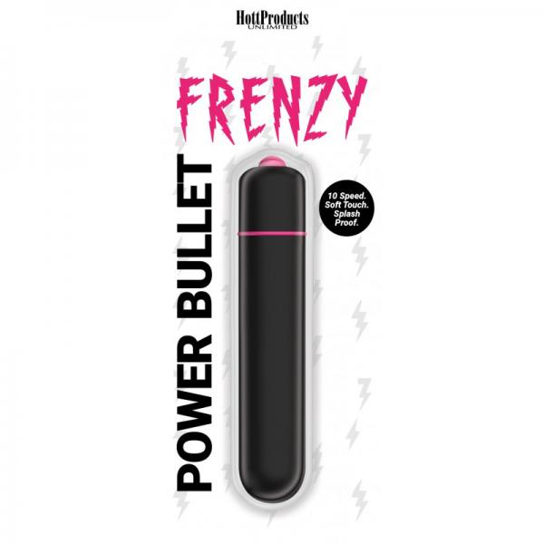 Frenzy - Power Bullet- Black - 10 Speeds - OmniPleasures