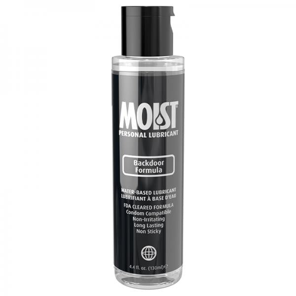 Moist Personal Lubricant Backdoor Formula 4.4 Oz - OmniPleasures