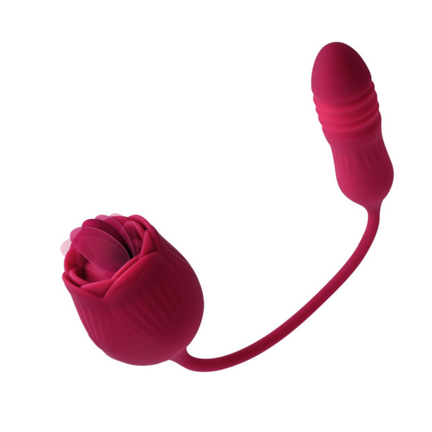 Clit Flicking Tongue Rose & Thrusting Bullet - OmniPleasures