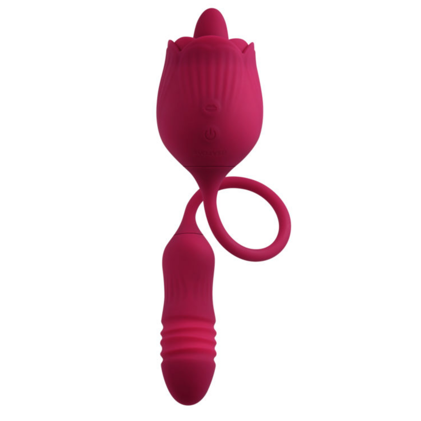 Clit Flicking Tongue Rose & Thrusting Bullet - OmniPleasures