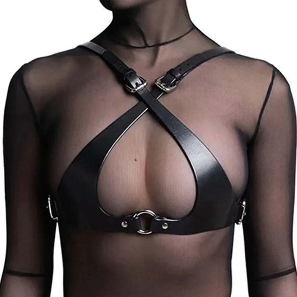 Sexy Leather Full Body Harness