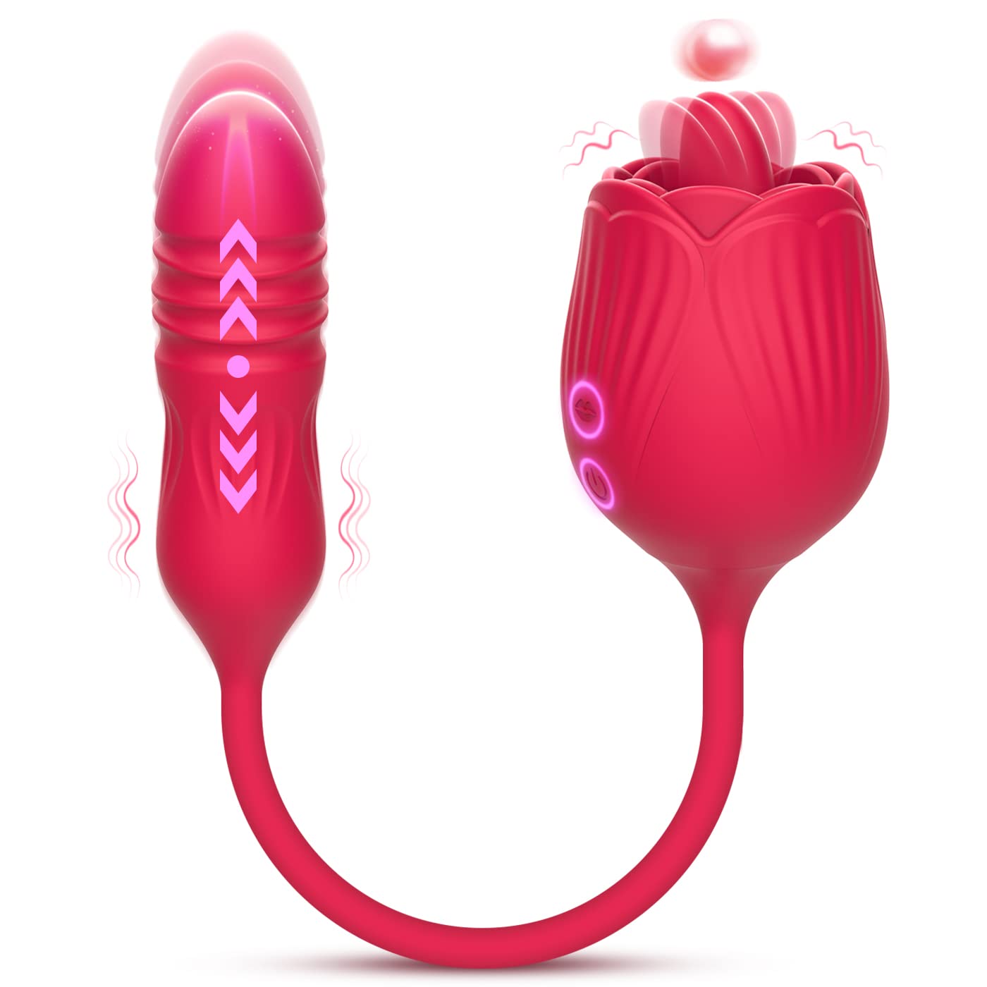 Rose Toy Pro, Krumppo Licking Vibrator - OmniPleasures