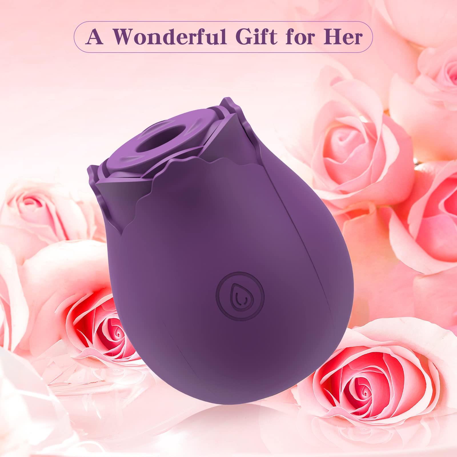 TikTok Rose Toys Pulse Sucking Vibrator Quiet Waterproof Sex Toy - OmniPleasures